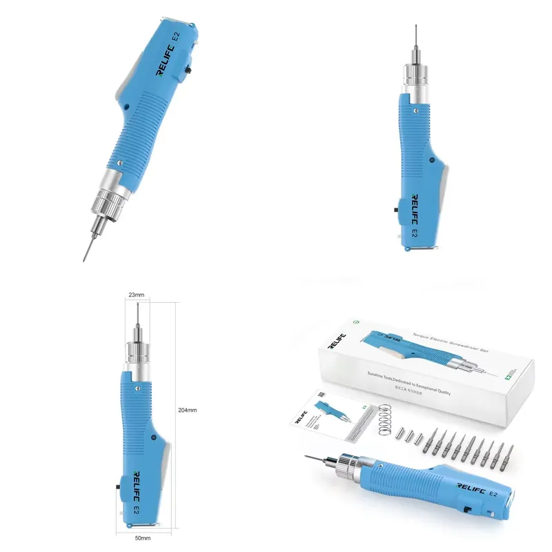 Screwdriver Set - Ensemble de tournevis électriques RELIFE E2