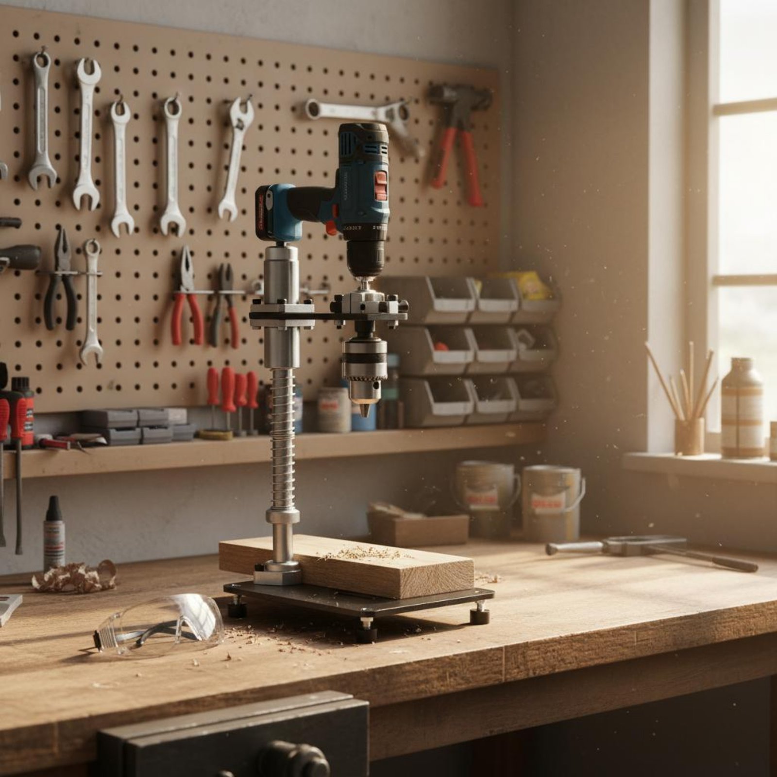 Drill Press - Support de perceuse à colonne portable,