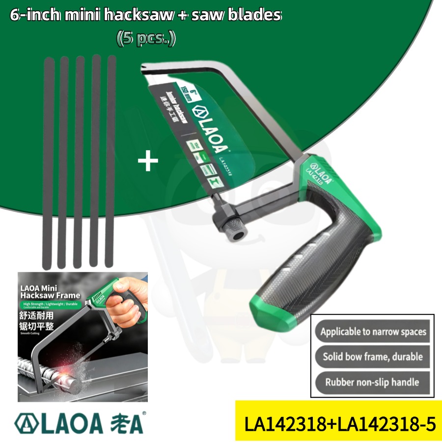 Hacksaw - LAOA Scie à main miniature de