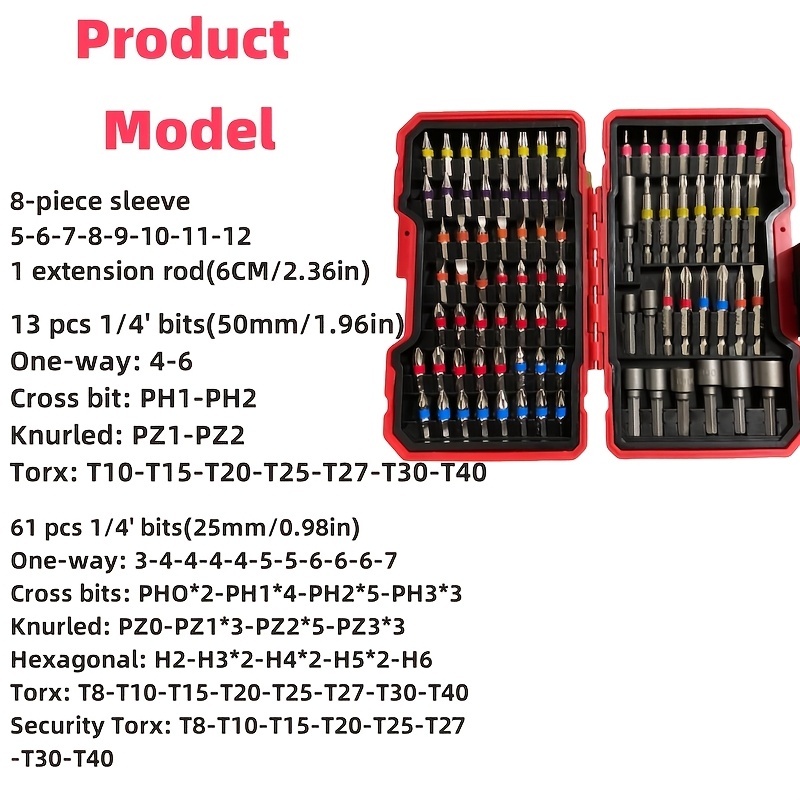 Jeu de 83 embouts de tournevis - Tool Set avis et prix
